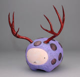 Purple spotted Conduit - with red flake antlers